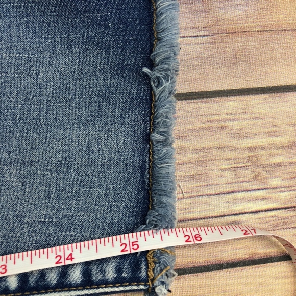 Elite Jeans Distressed Raw Hem Skinny Size 13/14 - Picture 6 of 6